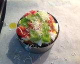 Foto del passaggio 4 della ricetta Parmigiana di spigola con terra di olive taggiasche e pinoli