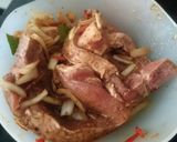 Foto do passo 2 de Bisteca de porco com tempero oriental