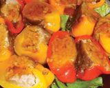 A picture of step 15 of Delicious Meat-Stuffed Peppers.