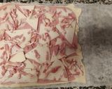Foto del paso 1 de la receta Palmeritas de jamón york, queso y bacon