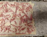 Foto del paso 1 de la receta: Palmeritas de jamón york, queso y bacon