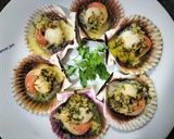 A picture of step 7 of Garlic Scallops in the Air Fryer.