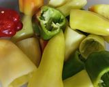 Tv paprika egészben télire 3. (Töltött paprikának Olivapogácsa-olajos paradicsomos recept fázis 1 fotója