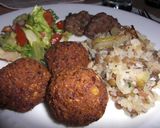 A picture of step 19 of Falafel Chickpea Croquettes.