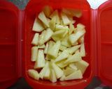 A picture of step 3 of Apple Pie with Steamed Apples Made in a Silicone Steamer.