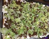A picture of step 7 of Taco pizza.