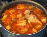 Hình bước làm 1 của món Bún Riêu Cua
