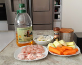 Foto del paso 1 de la receta: Crema de verduras, pollo y bacon