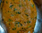 A picture of step 3 of Methi na thepla- 2 methods.