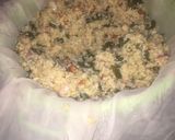 A picture of step 3 of Dambun shinkafa.