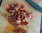 Foto del paso 1 de la receta Fideuá de morcilla y chorizo