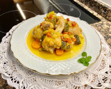 Foto del paso 15 de la receta: Pollo en salsa con pimiento y calabacín