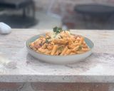 Kolbászos chilis penne🌶🍷 recept fázis 5 fotója
