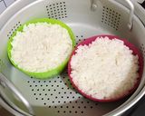 Foto langkah ke 4 dari resep Nasi Tim Ayam Kampung Super Nikmat.