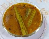 A picture of step 3 of Drumstick with chana dal.
