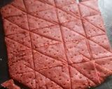 A picture of step 4 of Beetroot Ragi Crackers.
