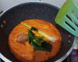 Foto langkah ke 3 dari resep Ketupat sayur labu siam santan.