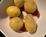 A picture of step 1 of Aloo sabzi Dry.