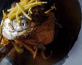 หัวปลาแซลมอนต้มซีอิ๊ว วิธีทำสูตร 5 รูป