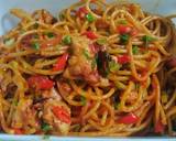 Mie Spaghetti Ayam langkah memasak 4 foto