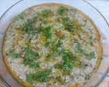 A picture of step 6 of Proso millet with spinach green peas Dalia.