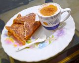 A picture of step 4 of Creamy dalgona Coffee☕.