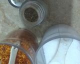 A picture of step 2 of Pakistani Spanish omlette.
