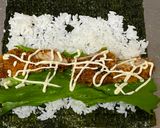 A picture of step 5 of Japanese Tonkatsu Roll.