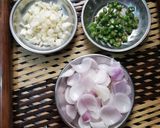 A picture of step 4 of Veg manchurian.