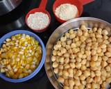 Corn Chick peas Cutlets (tikki) recipe step 1 photo
