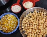 A picture of step 1 of Corn Chick peas Cutlets (tikki).