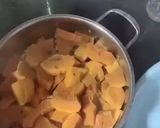 Hình bước làm 1 của món Bánh nếp bí đỏ
