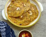 পনির থেপলা (paneer thepla recipe in Bengali) রেসিপি ধাপ - 5 ছবি