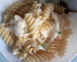 A picture of step 3 of Express pasta with cheese.