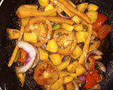 A picture of step 1 of Indomie.