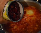 A picture of step 9 of Ukrainian Red Borshch (beetroot soup).