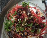 A picture of step 11 of Shahi Dahi bhalle.
