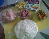 Foto del paso 5 de la receta: Tarta de pollo con verduras