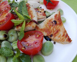 Foto del paso 5 de la receta: Ensalada de habas frescas con pollo asado