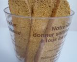 A picture of step 15 of Oil and Egg Free Okara Biscotti.