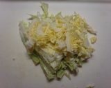 A picture of step 1 of Thick Chinese Soup with Chinese Cabbage and Egg.