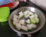 लौकी की सब्जी रेसिपी चरण 1 फोटो