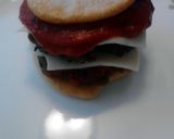A picture of step 16 of Ultimate Pepperoni Pineapple Pizza Burgers.