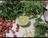 A picture of step 1 of Mint mango chutney.