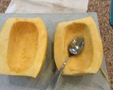 A picture of step 4 of Spaghetti Squash Pasta.