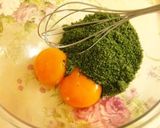 A picture of step 3 of Homemade Matcha Green Tea Ice Cream.