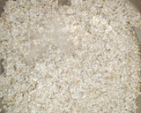 A picture of step 1 of Barely Dates porridge (for Sehri).