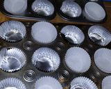 A picture of step 1 of Cheesecake filled pumpkin muffins.