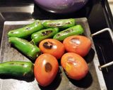 A picture of step 1 of Roasted salsa.