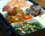 A picture of step 4 of For Your Bento Sautèed Spinach with Tarako Salted Cod Roe.